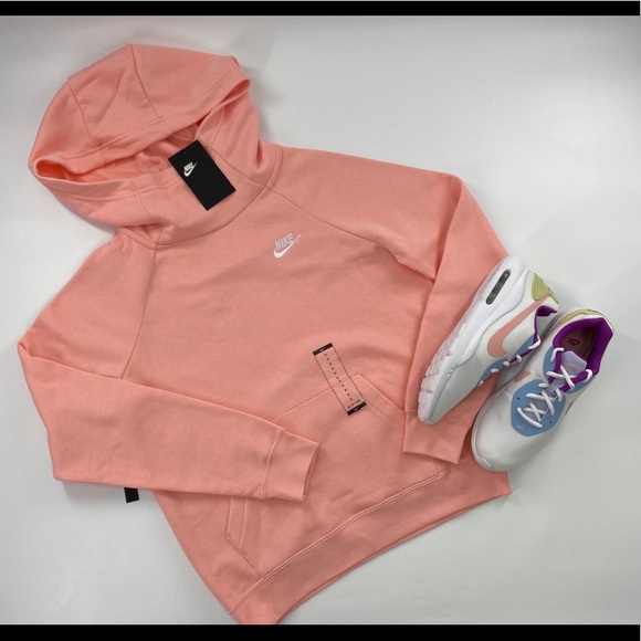 peach nike hoodie
